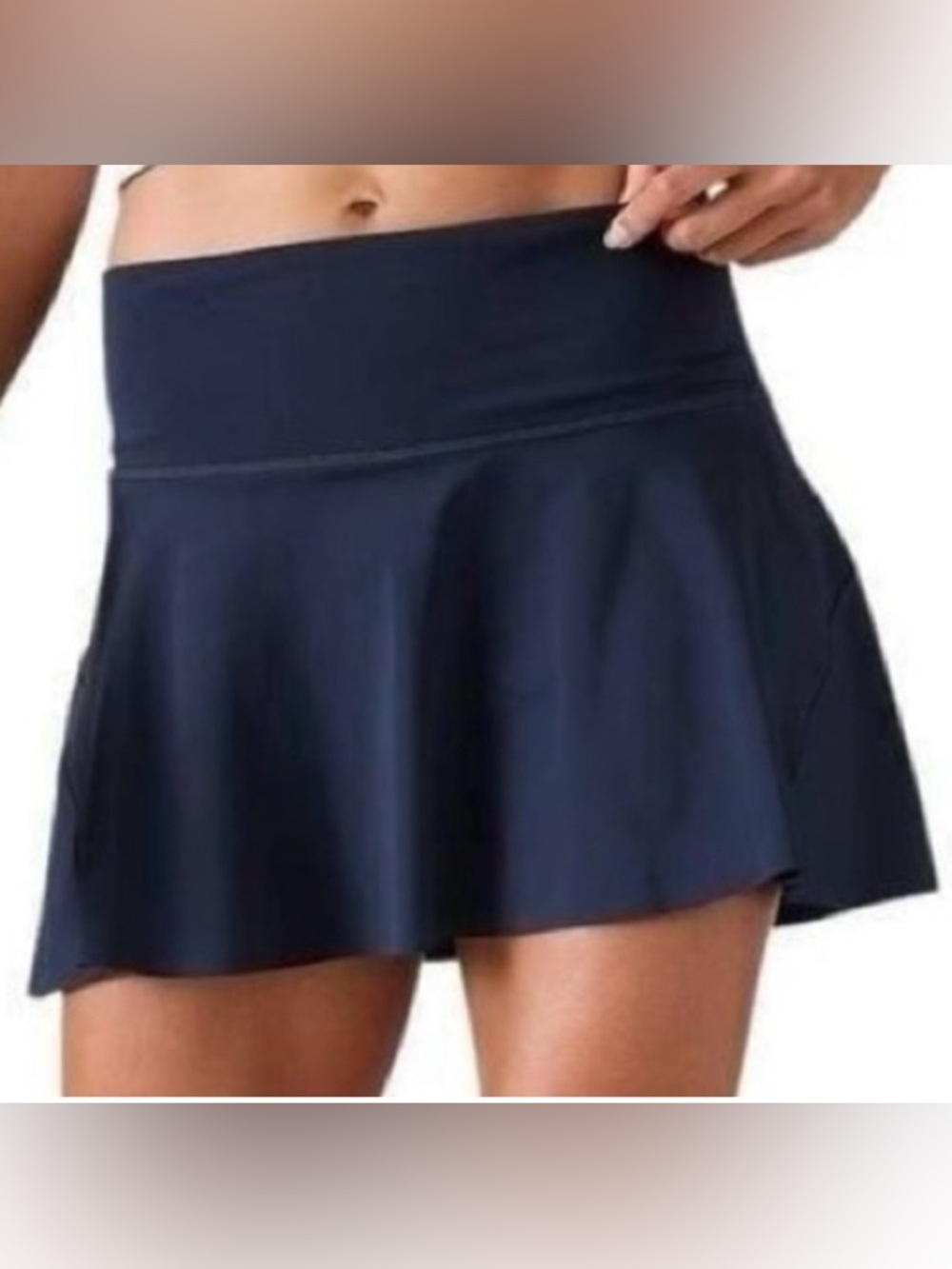 Athleta Navy ace tennis Skort 13.5